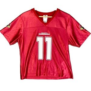Arizona Cardinals Fitzgerald 11 Jersey NFL Team Womens M Red Licensed Bust 40"